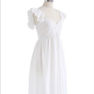 Sending Love Embroidered Eyelet Maxi Dress